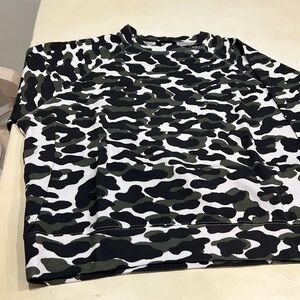 Monroe camouflage sweatshirt. Never worn.